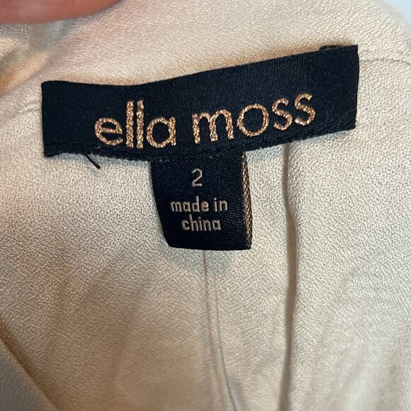 Ella Moss Champagne Fringe Mini Skirt Size 2 NWT $158 MSRP Flapper Party Skirt - Picture 10 of 13